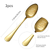 Stainless Steel Spoons Set AJEW-WH0253-013-2