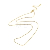 925 Sterling Silver Chain Necklace NJEW-A011-03A-G-1