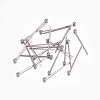 Tarnish Resistant 304 Stainless Steel Ball Head Pins STAS-O105-04-0.6x18mm-1