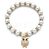 Alloy & Crystal Rhinestone  Charm Bracelets FS-WGAEA4B-01-1