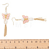 Alloy Enamel Dangle Earrings EJEW-JE07227-5