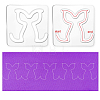 Acrylic Earring Handwork Template TOOL-WH0152-014-5