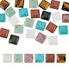 ARRICRAFT 24Pcs 6 Styles Natural & Synthetic Mixed Gemstone Cabochons G-AR0005-68-1