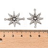 925 Sterling Silver Connector Charms STER-H110-12P-3