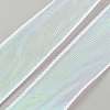 10 Yards Polyester Iridescent Lace Ribbon OCOR-WH20001-12C-1