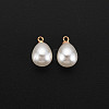ABS Plastic Imitation Pearl Charms KK-N242-025-3