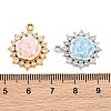 Alloy Resin Pendants RE-CBA4818-04-3