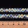 Electroplate Transparent Glass Beads Strands EGLA-N022-04A-D21-4