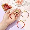 12Pcs 3 Colors Nylon Cords Bracelet Makings Fit for Connector Charms AJEW-YW0001-43B-4