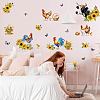 Translucent PVC Self Adhesive Wall Stickers STIC-WH0015-162-3