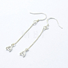 925 Sterling Silver Earring Hooks Findings X-STER-I014-27S-1