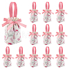 Flower Print Canvas Cloth Wedding Candy Tote Bags ABAG-WH0072-044A-1