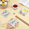 Polyester Coaster AJEW-WH0609-829-3