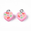 Handmade Polymer Clay Charms CLAY-N006-46B-2