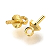 Brass Cup Pearl Peg Bails Pin Pendants KK-H506-10B-LG-2