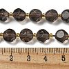 Natural Ice Obsidian Beads Strands G-K387-A09-02-3