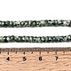 Natural Green Spot Jasper Heishi Beads Strands G-A299-A22-01-5
