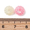 UV Plating Opaque Acrylic Beads OACR-G058-07-3
