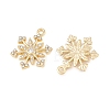 Christmas Alloy Rhinestone Pendants FIND-B059-06G-03-2