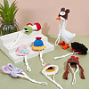 8Pcs 8 Styles Polyester Doll Hat DIY-SC0033-54A-4