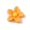 Flower Opaque Resin Cabochons LS-FIND-WH0034-98D-1