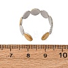 304 Stainless Steel Double Color Cuff Rings RJEW-S635-01GP-Z-3