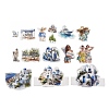 15Pcs Travel Theme DIY Picture Stickers STIC-U004-03B-2