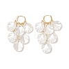 Petaline ABS Plastic Imitation Pearl Chandelier Earrings EJEW-TA00775-2