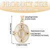 1Pc Brass Enamel Locket Pendants FIND-TA0010-71C-3