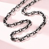 Unisex 304 Stainless Steel Necklaces NJEW-C115-04AS-2