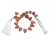 Natural Strawberry Quartz Carved Beads Strands GG-CBA0C95-E02-01-2