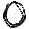 Natural Black Stone Beads Strands G-B091-A16-01-3