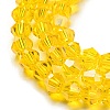 Transparent Electroplate Glass Beads Strands LS-GLAA-F029-2mm-C22-3