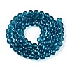 Transparent Glass Bead Strands GLAA-R095-12mm-25-2