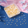 1200Pcs 3 Colors Glass Bugle Beads SEED-TADJ0001-02-5