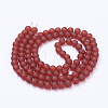 Baking Paint Transparent Glass Bead Strands LS-GLAA-S031-8mm-06-3