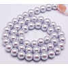 Eco-Friendly  Dyed Glass Pearl Round Bead Strands X-HY-A002-8mm-RB004-1