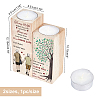 SUPERDANT Wooden Candle Holder and Candles Set AJEW-SD0001-14-2