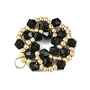 Imitate Austrian Crystal Bicone Glass Beaded Pendants PALLOY-MZ01394-02-2