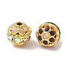 Alloy Rhinestone Beads KK-K415-02G-2