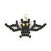 Halloween TOHO Glass Seed Beaded Pendants PALLOY-MZ01386-03-1