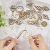 DIY Geometry Earring Making Kit DIY-TA0005-46-6