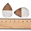 Epoxy Resin & Walnut Wood Pendants RESI-T057-11A-3