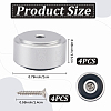 4Pcs Aluminum Furniture Pads FIND-CP0003-81P-2