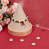 6Pcs Christmas Themed Brass Micro Pave Cubic Zirconia Pendants ZIRC-BBC0001-55-4