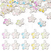 30Pcs 5 Colors Alloy Rhinestone Pendants RB-TA0001-37-1