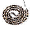 Crackle Transparent Glass Beads Strands GLAA-N030-8mm-01B-2