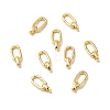 Brass Spring Gate Rings KK-J301-06G-3