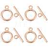925 Sterling Silver Toggle Clasps STER-BC0004-38RG-1