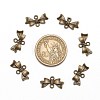 Bowknot Alloy Links connectors LS-EA11930Y-AB-4